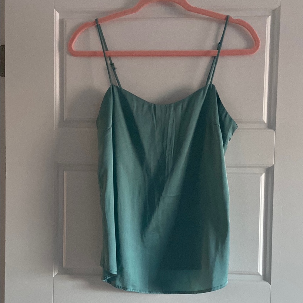 Dynamite Green Fitted Camisole Top